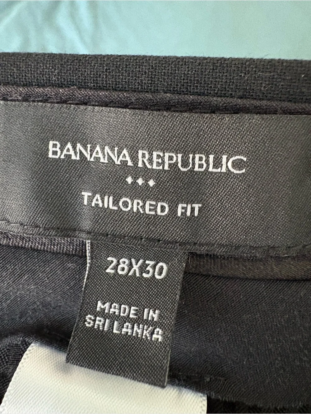 Banana Republic Men's Black Slim Dress Pants 28x30